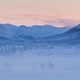 La taiga helada de Oimiakón, en la República de Sajá-Yakutia, Rusia